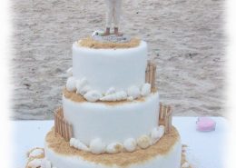 torta nuziale nozze alle Maldive