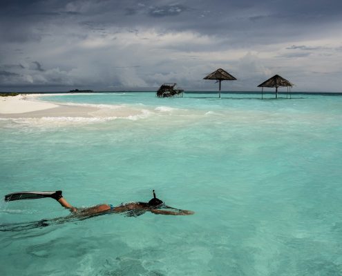 snorkeling alle Maldive