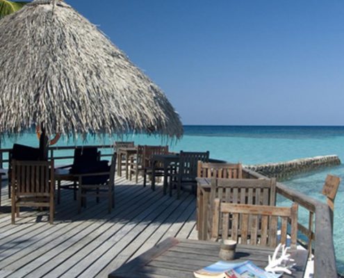 resort Maldive vista mare